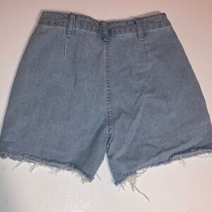 Vintage Denim Blue Women's Shorts‎